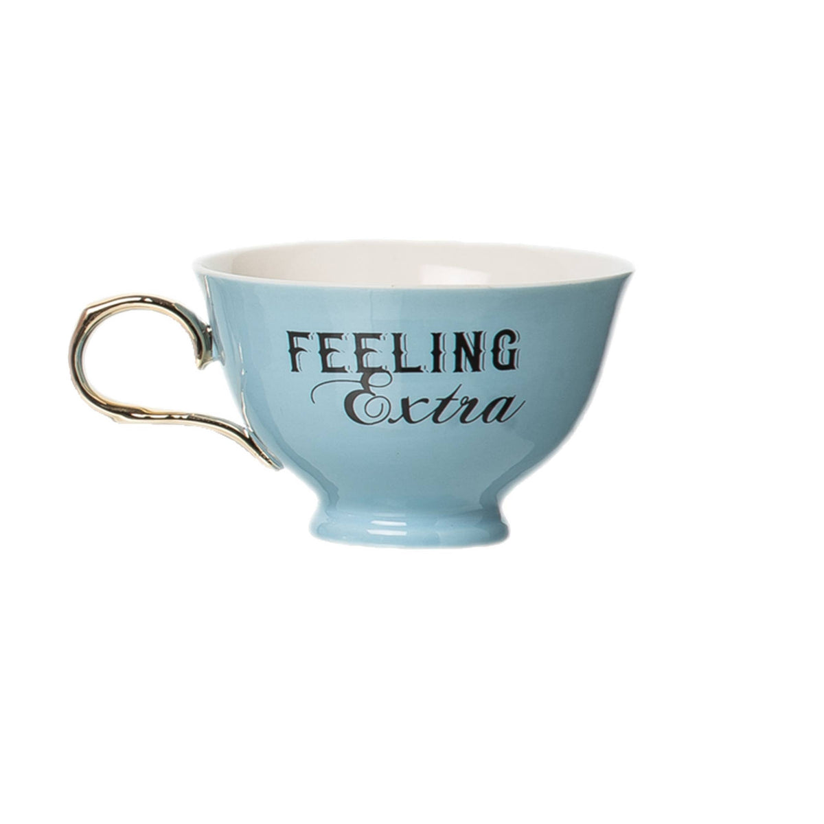 Ceramic 5.12" Multicolor Feeling Extra Oversized Teacup
