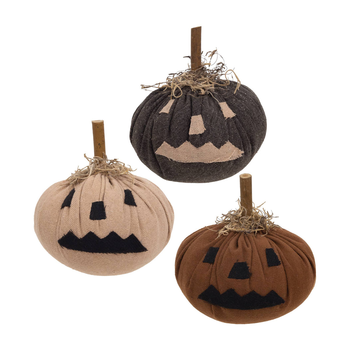 Stuffed Mini Primitive Jack O Lantern