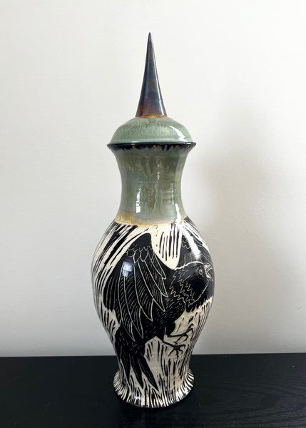 Pandora's Jar, Medium, Crows