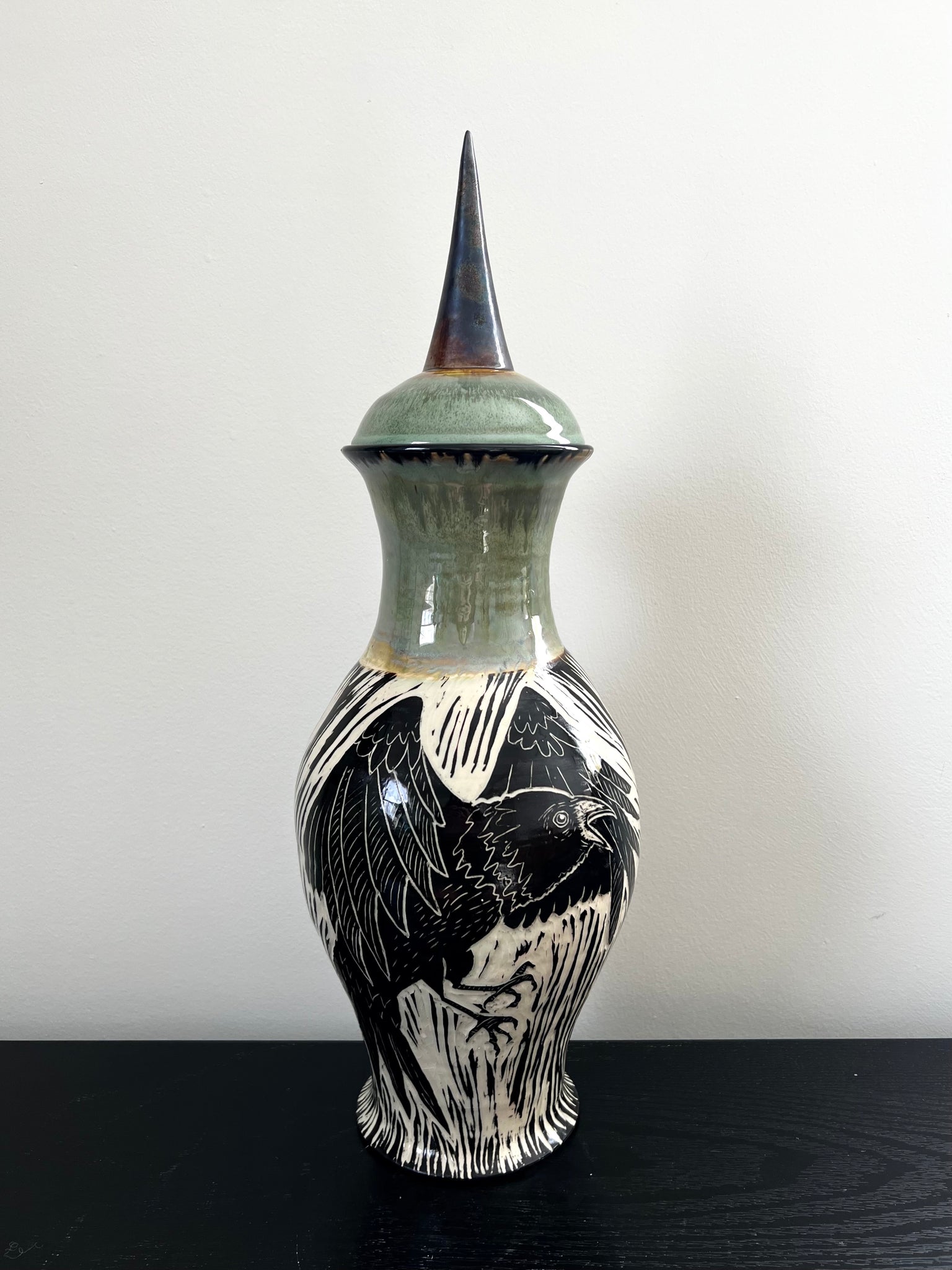 Pandora's Jar, Medium, Crows
