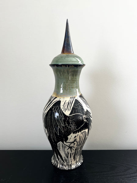 Pandora's Jar, Medium, Crows