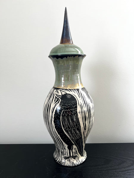 Pandora's Jar, Medium, Crows