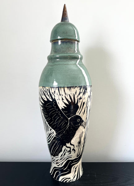 Pandora's Jar, Large, Crows