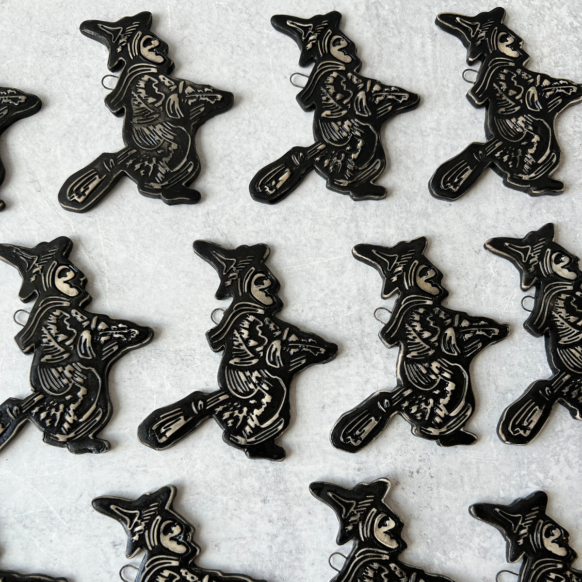 Flying Witch Ornament or Wall Hanging