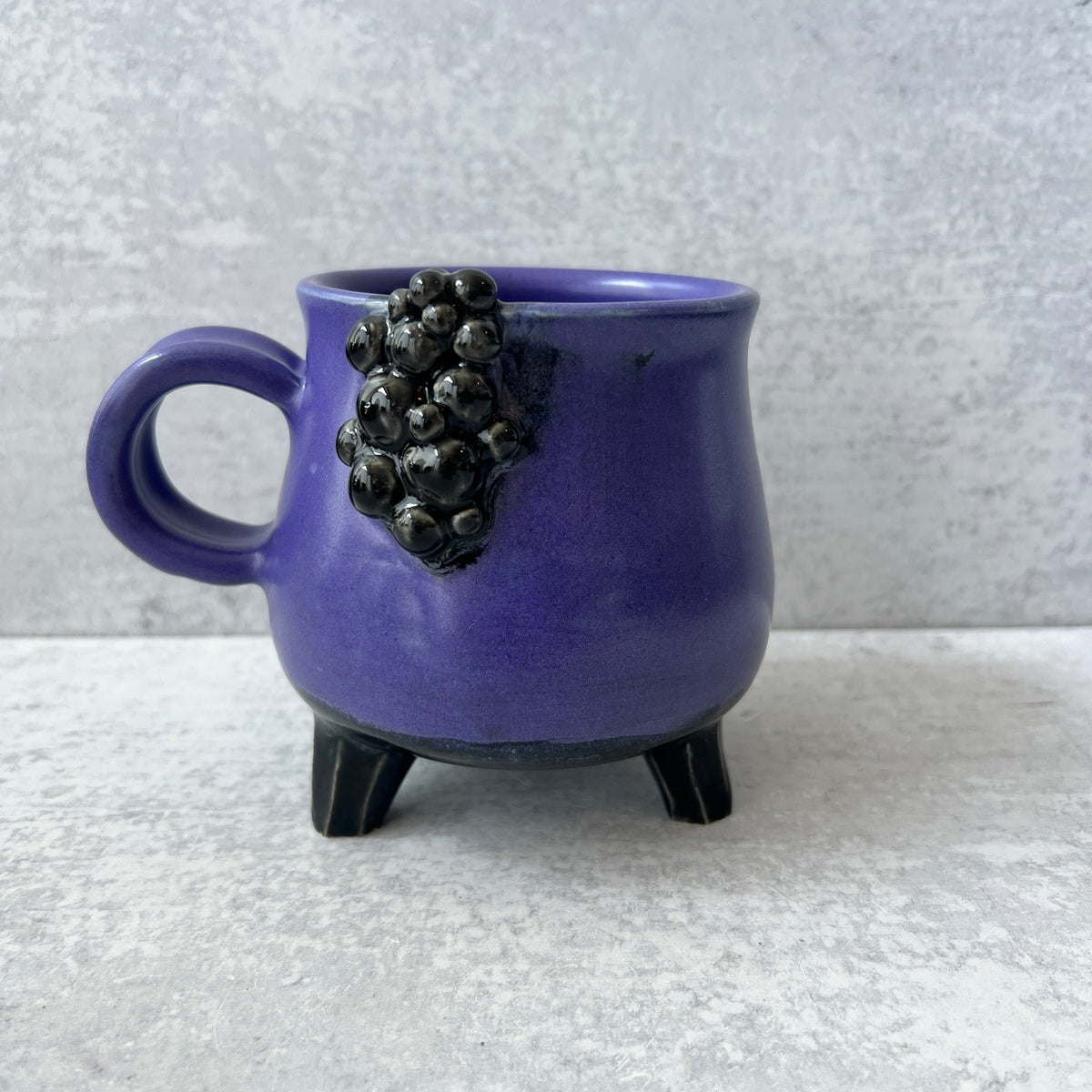 Cauldron Mug Black Purple