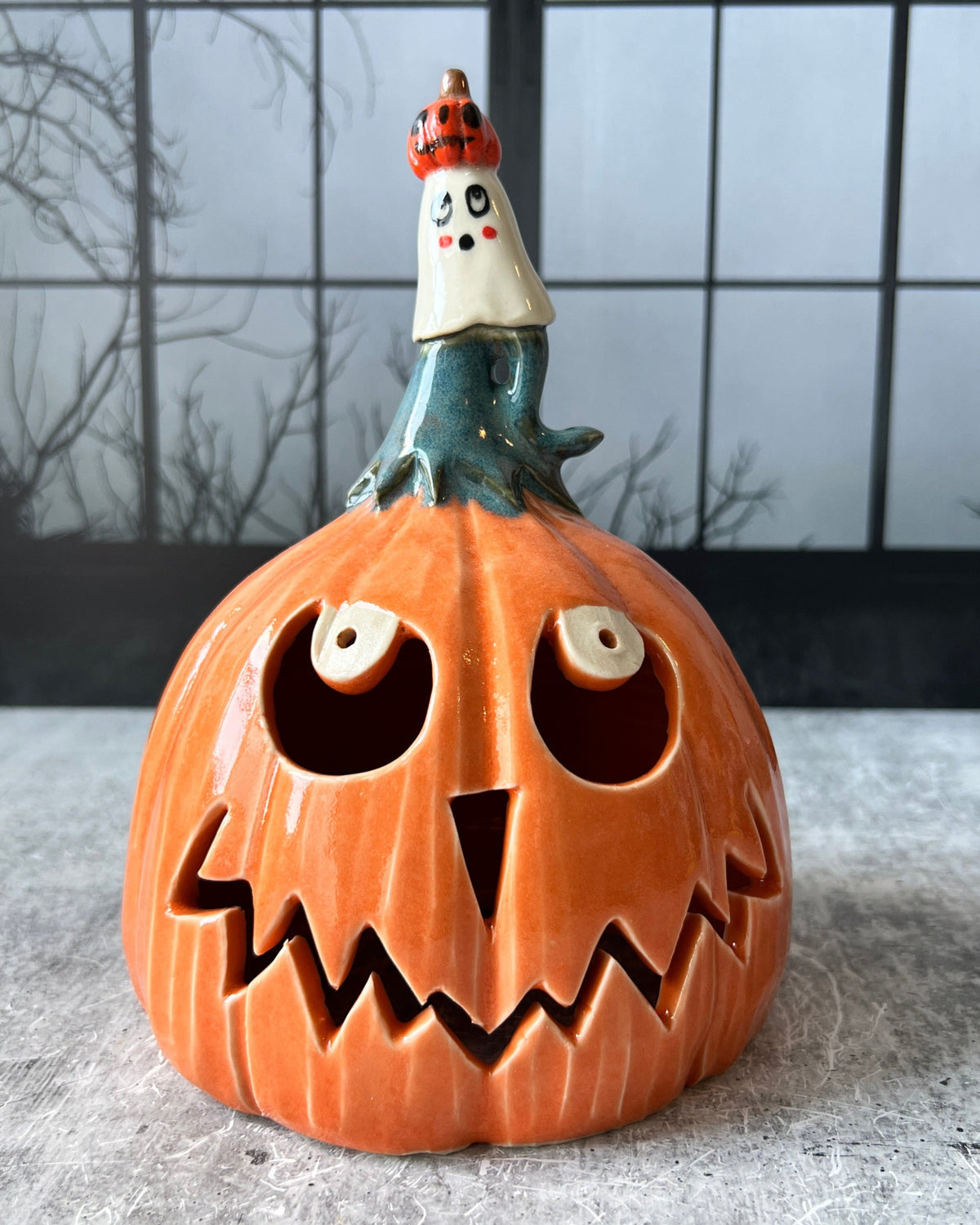 #45 SEVEN GABLES Jack o'lantern