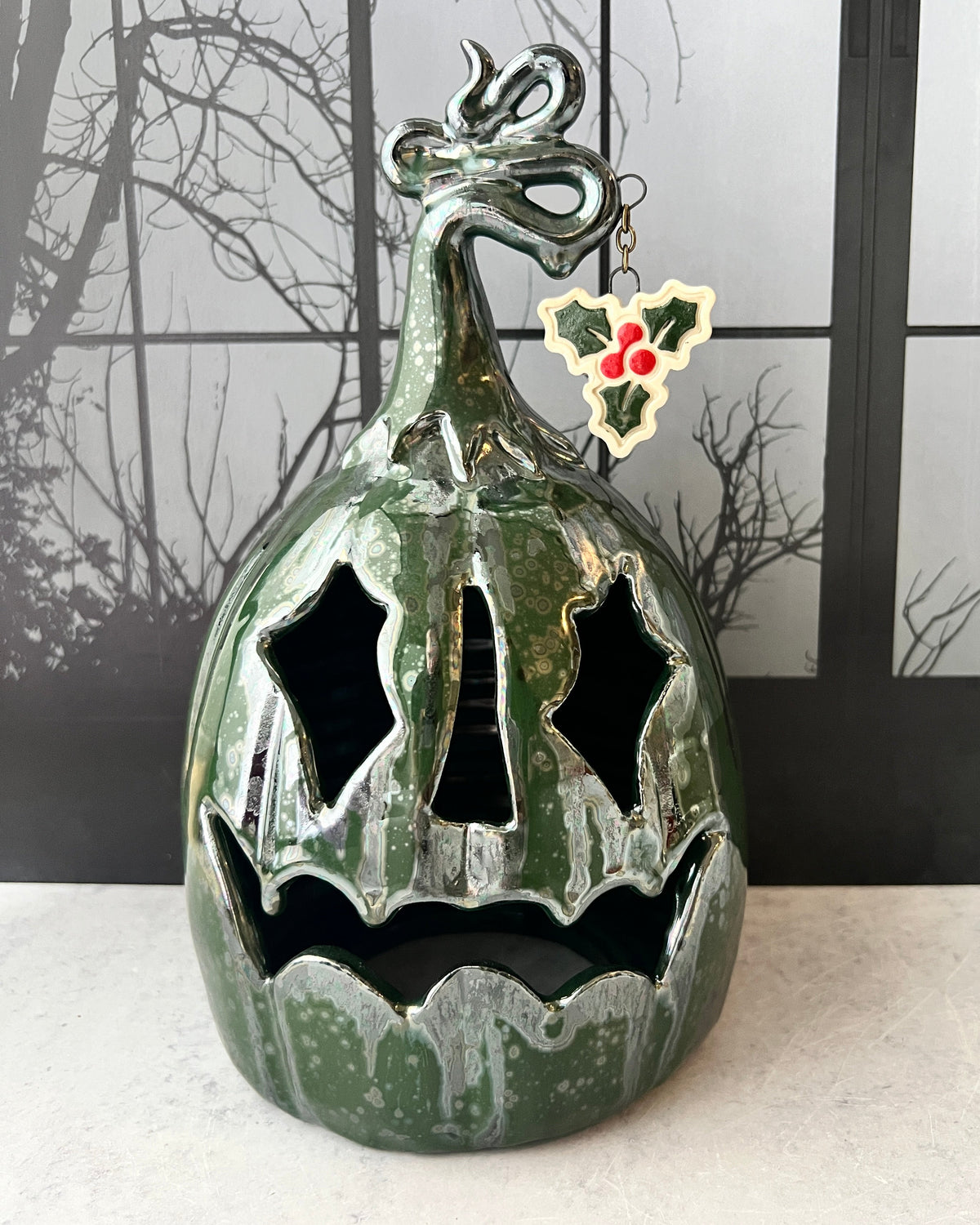 Discounted - #18 HOLLY FrankenJack o'lantern