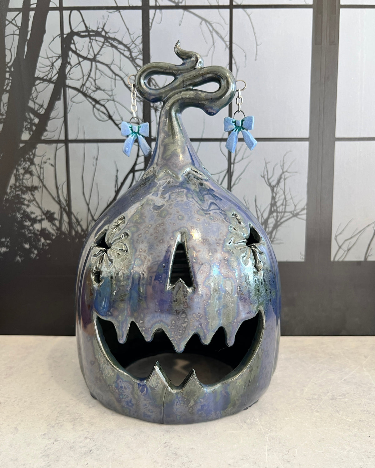 Discounted - #14 REYA RIBBONS FrankenJack o'lantern