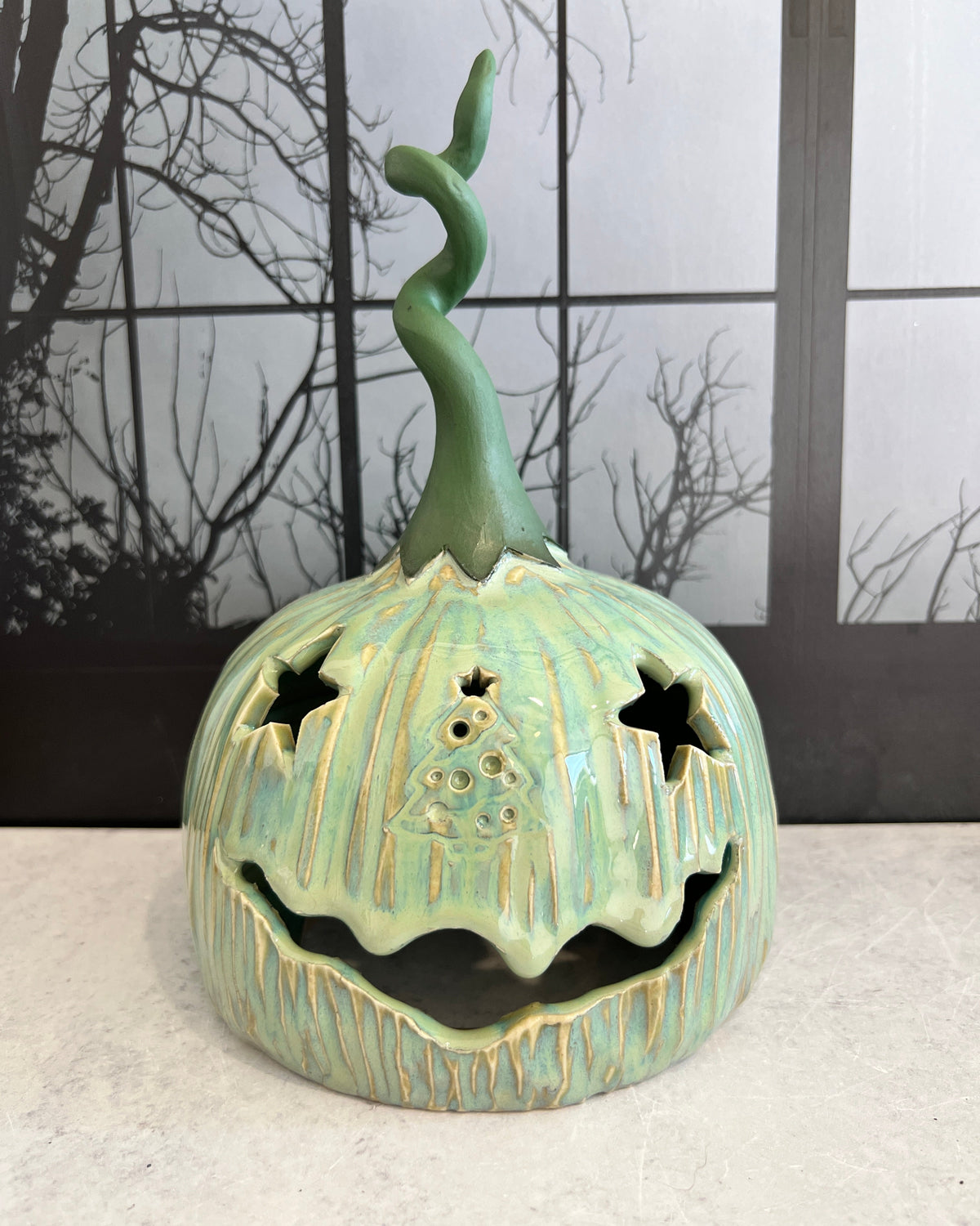 #24 WENDY WISHING TREE Jack o'lantern