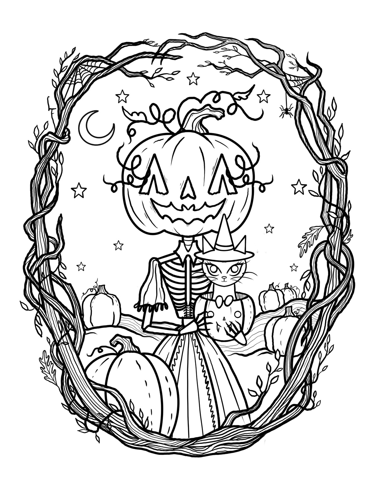 Darksome's Halloween Coloring BOO-k!
