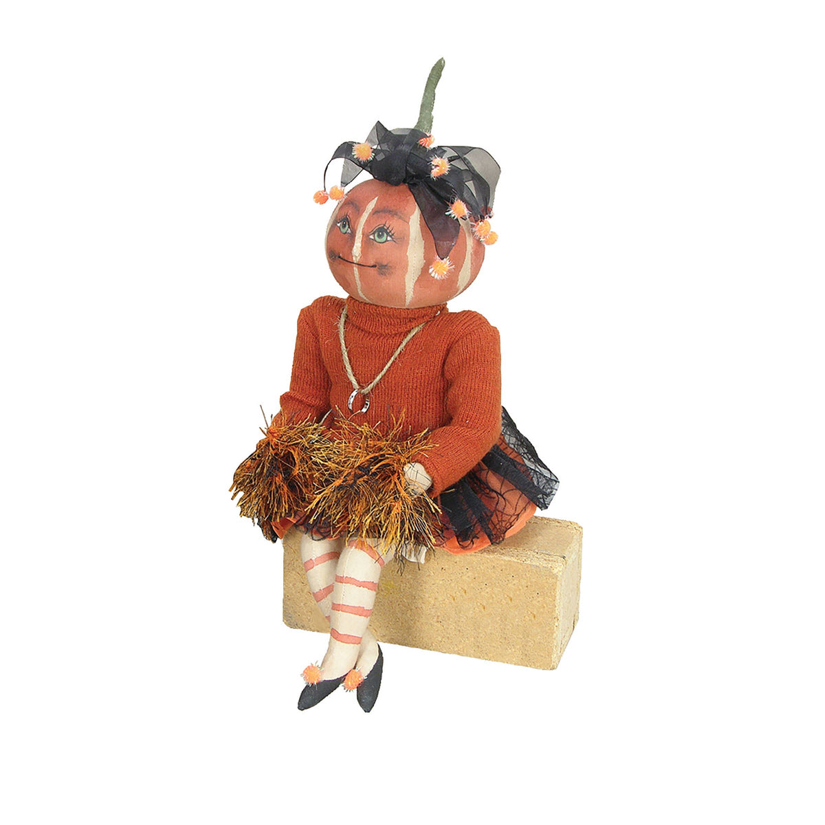 Lucille Football Gathered Traditions Art Doll