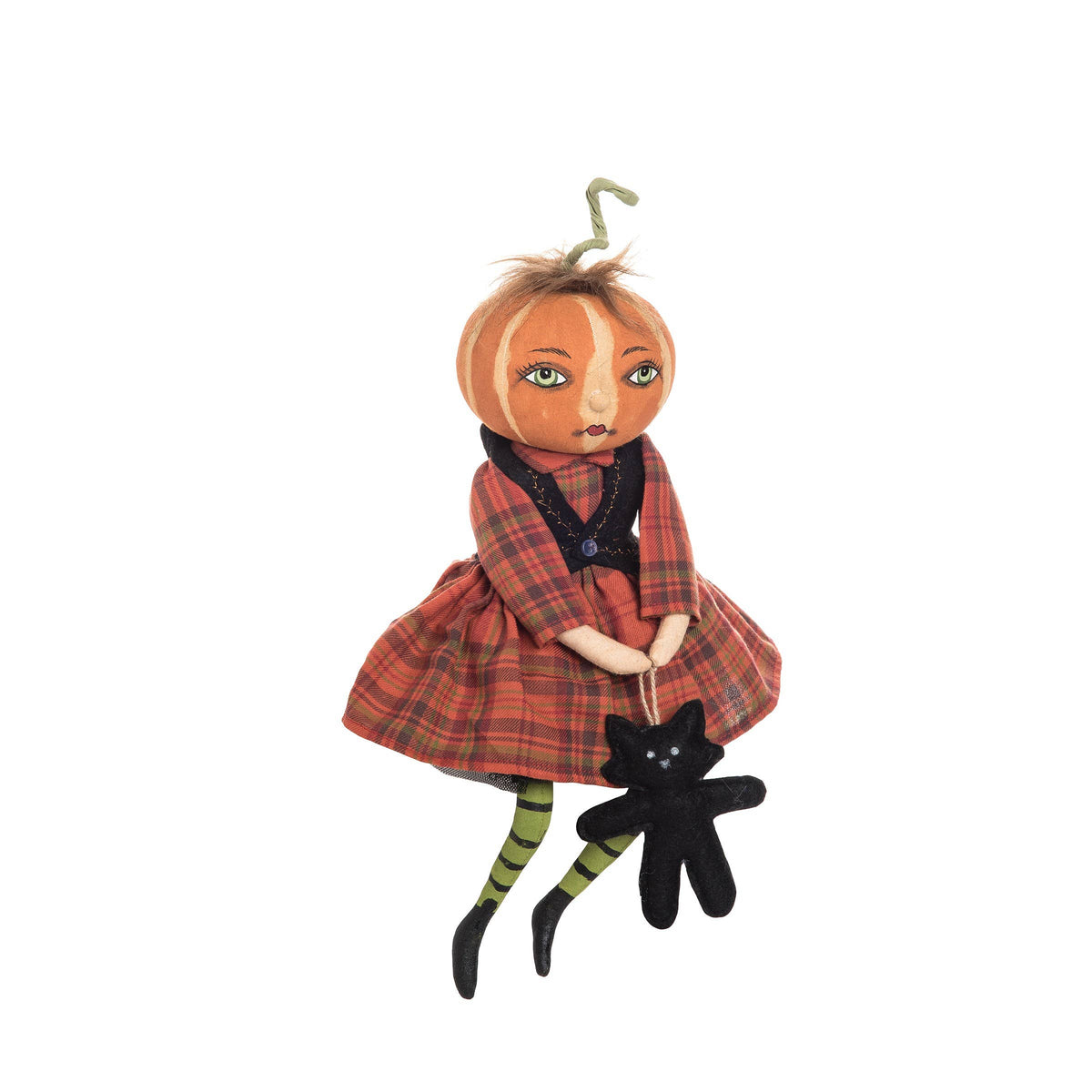 Nelly Pumpkin Gathered Traditions Art Doll