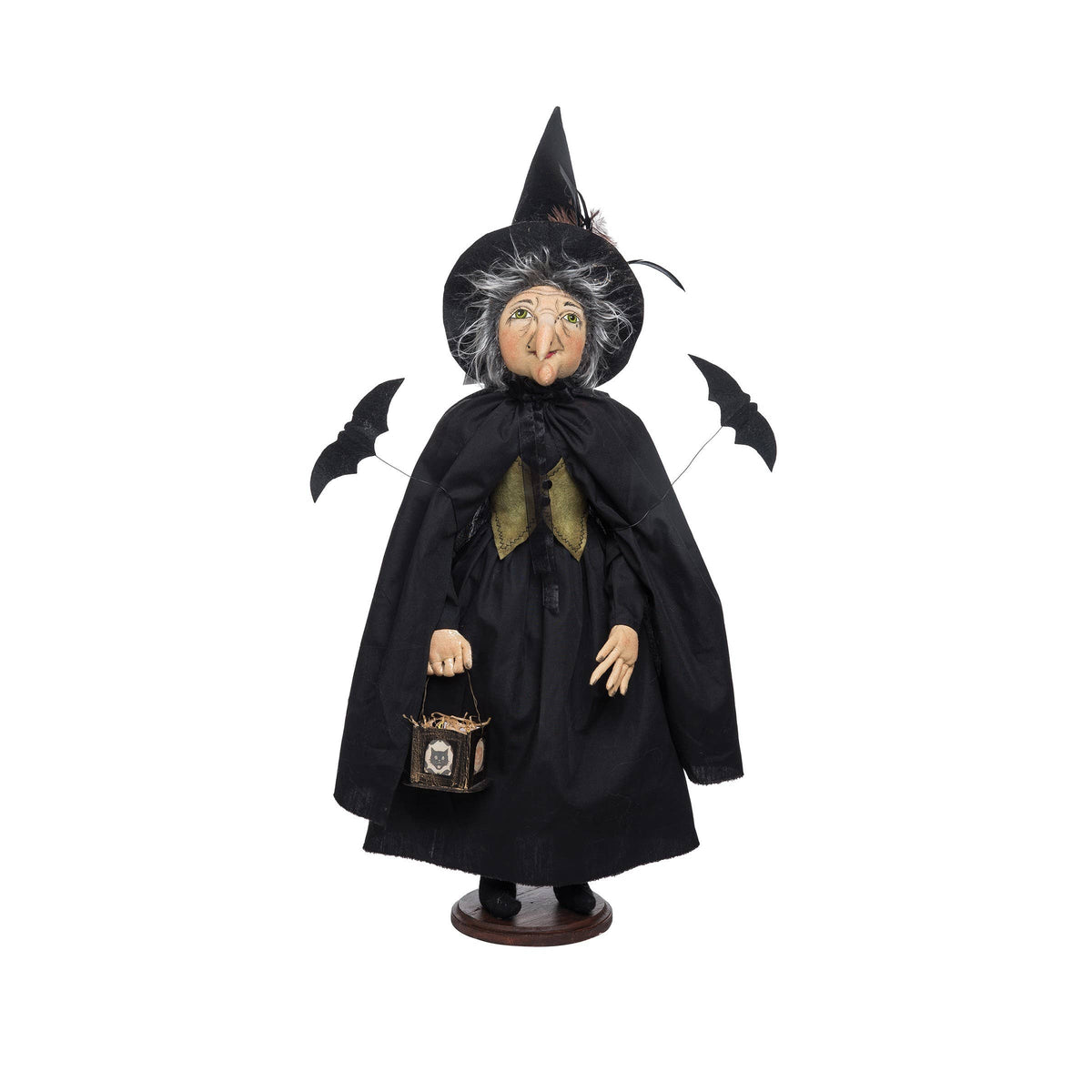 Morgana Witch Stand Gathered Traditions Art Doll