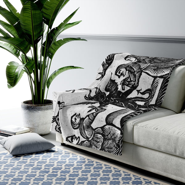 Gifts for the Devil Velveteen Plush Blanket