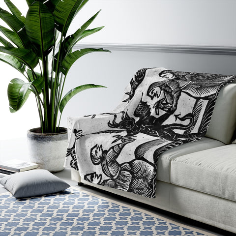 Gifts for the Devil Velveteen Plush Blanket