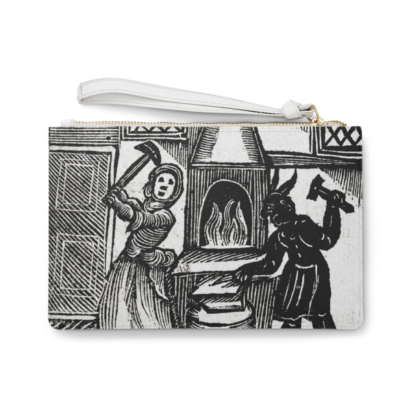 Blacksmithing With the Devil Clutch Bag