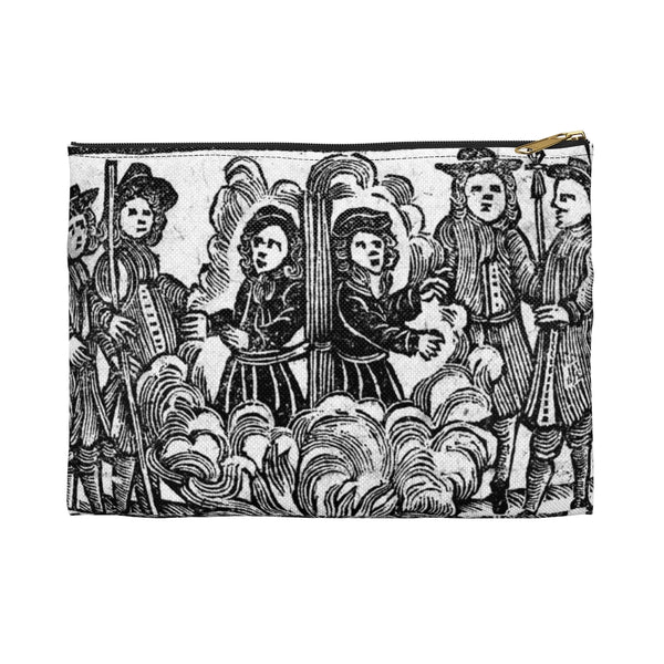 Burnt at the Stake Zipper Pouch