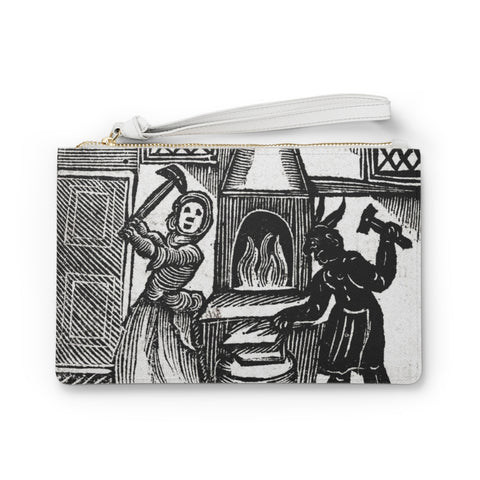 Blacksmithing With the Devil Clutch Bag