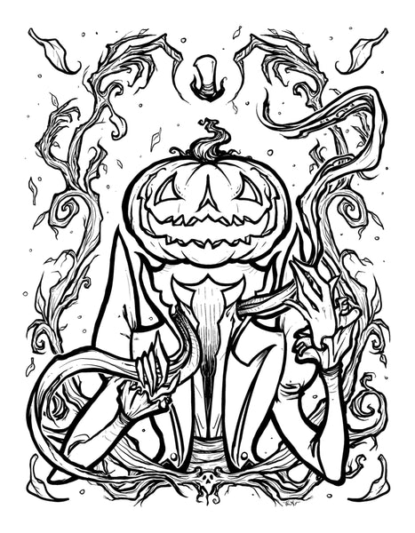 Physical Halloween Coloring BOO-k!