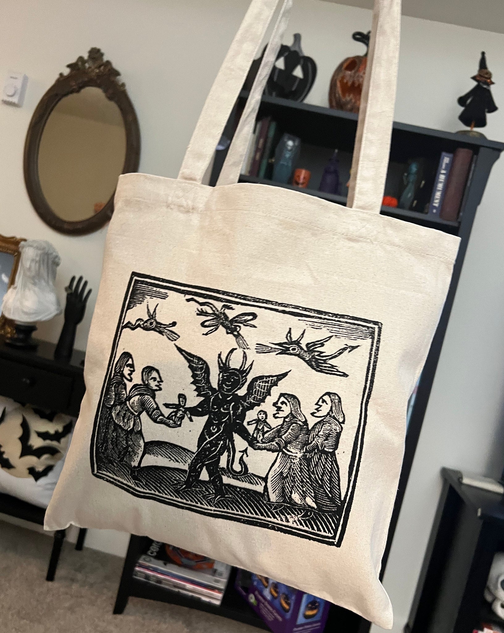 Witches & Devils Tote Bag - Double sided!