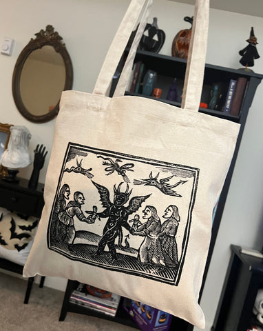Witches & Devils Tote Bag - Double sided!
