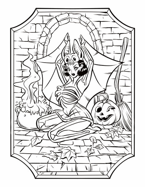 Physical Halloween Coloring BOO-k!
