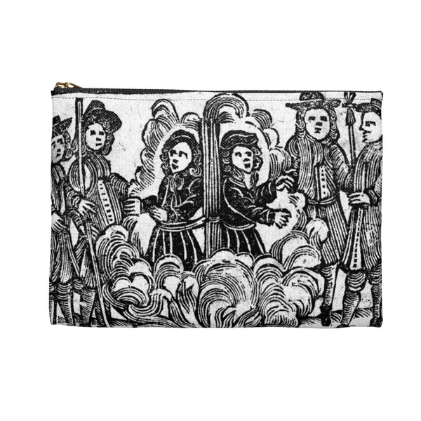 Burnt at the Stake Zipper Pouch