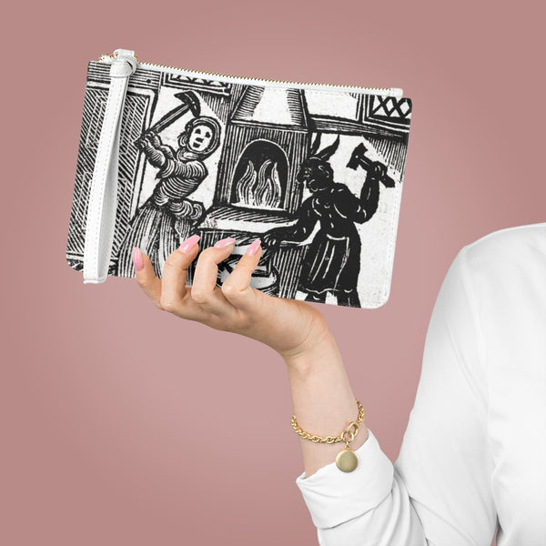 Blacksmithing With the Devil Clutch Bag