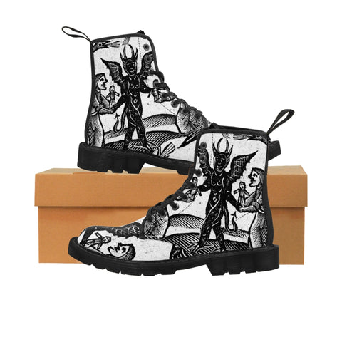 Gifts for the Devil Women's Canvas Boots