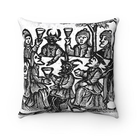 The Dinner Party Square Pillow
